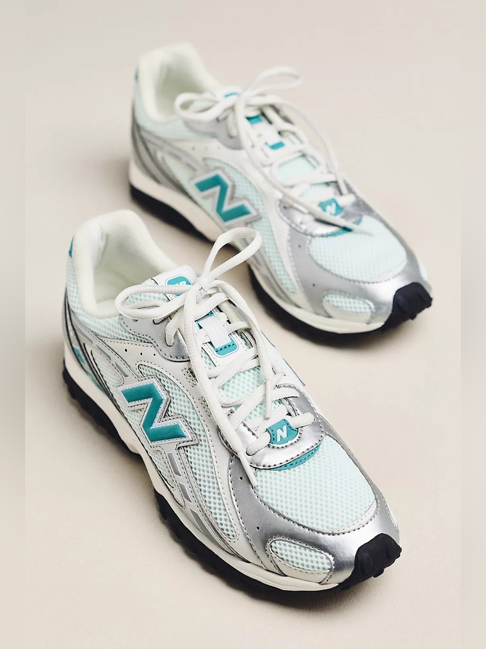 New Balance 204L Light Silver Metallic Athletic Sneakers